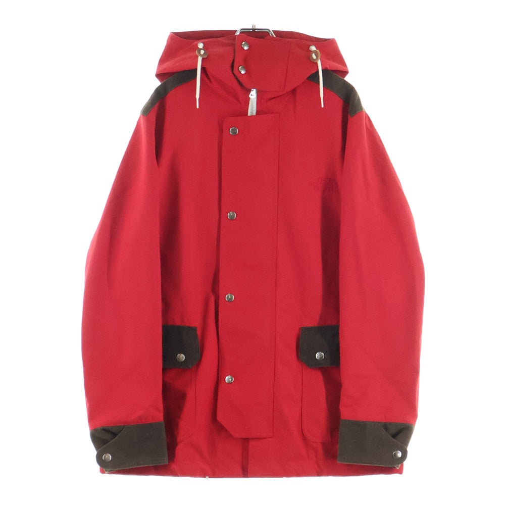 COMME des GARCONS(コムデギャルソン) ×THE NORTH FACE ノースフェイス 切り返し マウンテンパーカー ナイロン WP-J905 レッド
