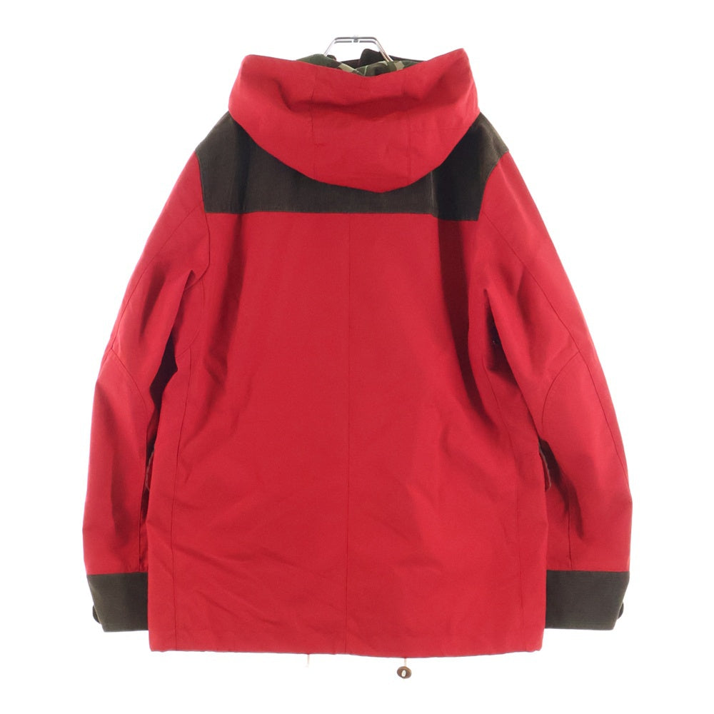COMME des GARCONS(コムデギャルソン) ×THE NORTH FACE ノースフェイス 切り返し マウンテンパーカー ナイロン WP-J905 レッド