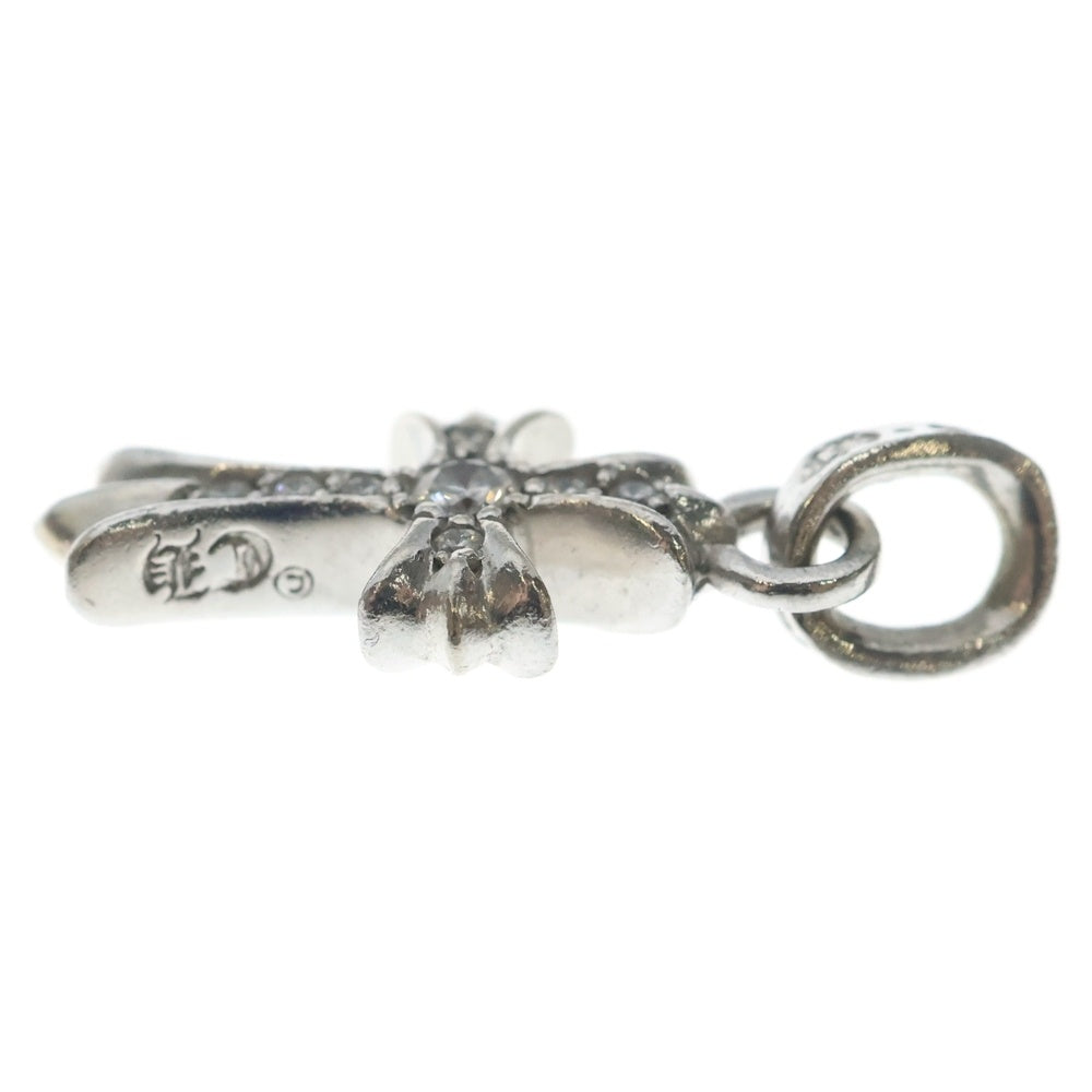 CHROME HEARTS(クロムハーツ) 18KWG CRS BBYFAT P/DIA ベイビーファットクロス PAVEダイヤ ペンダントトップ ホワイトゴールド BCA006