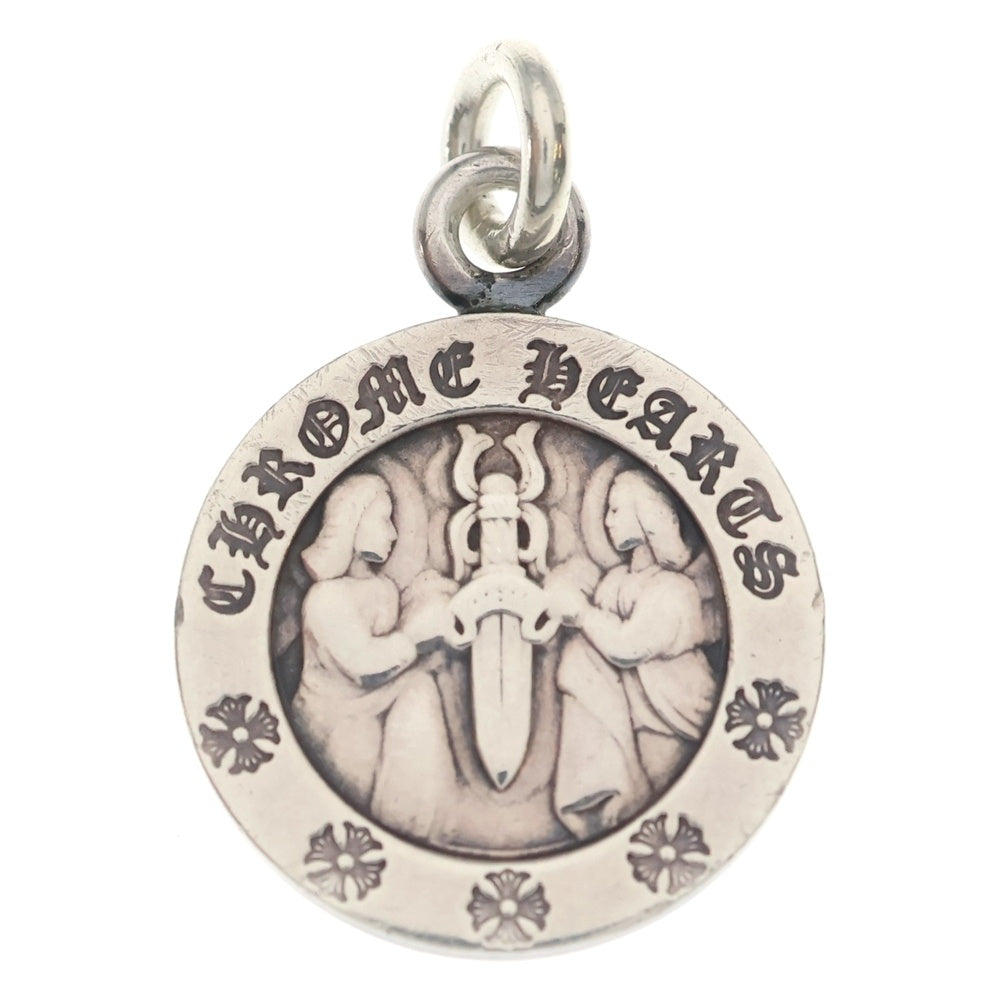 CHROME HEARTS(クロムハーツ) CHRM ANGL MDL V2 エンジェルメダルチャーム ペンダントトップ シルバー BCA229