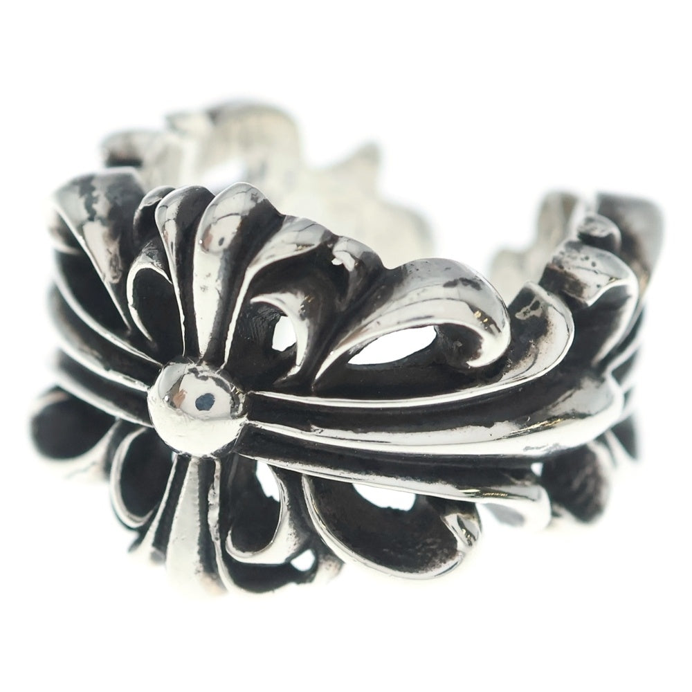 CHROME HEARTS(クロムハーツ) DBL FLRL CRS ダブルフローラルクロス リング シルバー BCA390