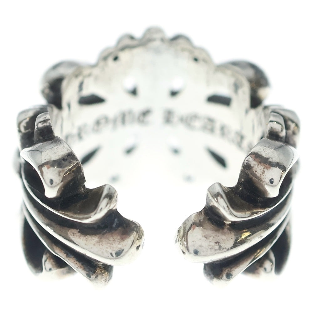 CHROME HEARTS(クロムハーツ) DBL FLRL CRS ダブルフローラルクロス リング シルバー BCA390