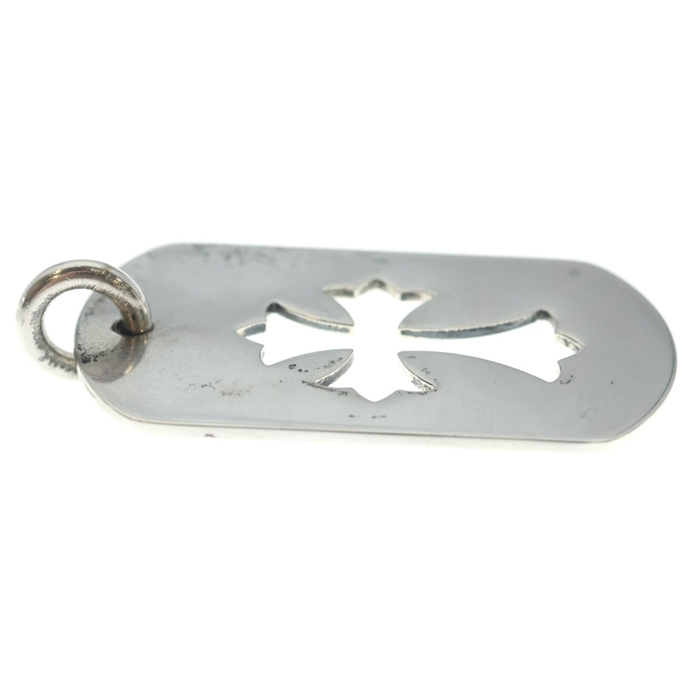 CHROME HEARTS(クロムハーツ) D TAG LRG CO CRS カットアウトクロスドッグタグ ラージ ペンダントトップ シルバー BCA239