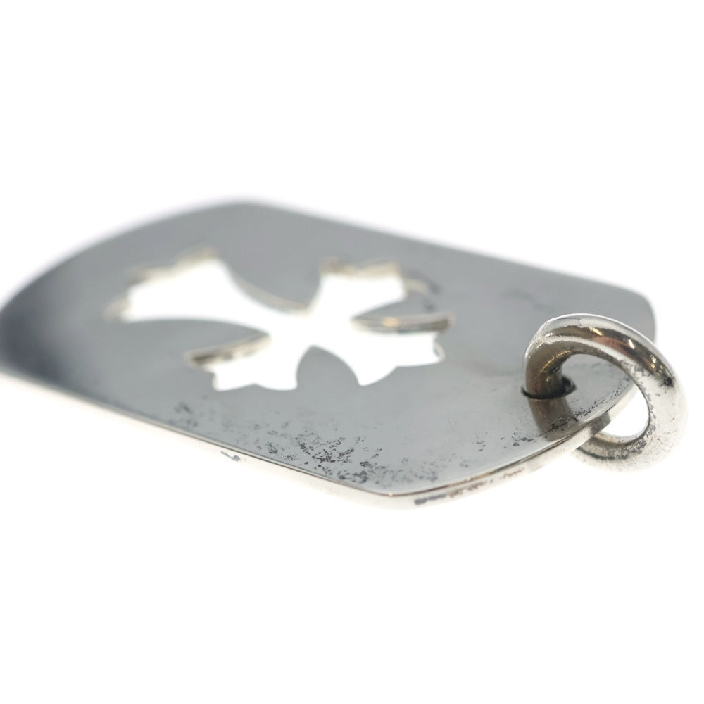 CHROME HEARTS(クロムハーツ) D TAG LRG CO CRS カットアウトクロスドッグタグ ラージ ペンダントトップ シルバー BCA239
