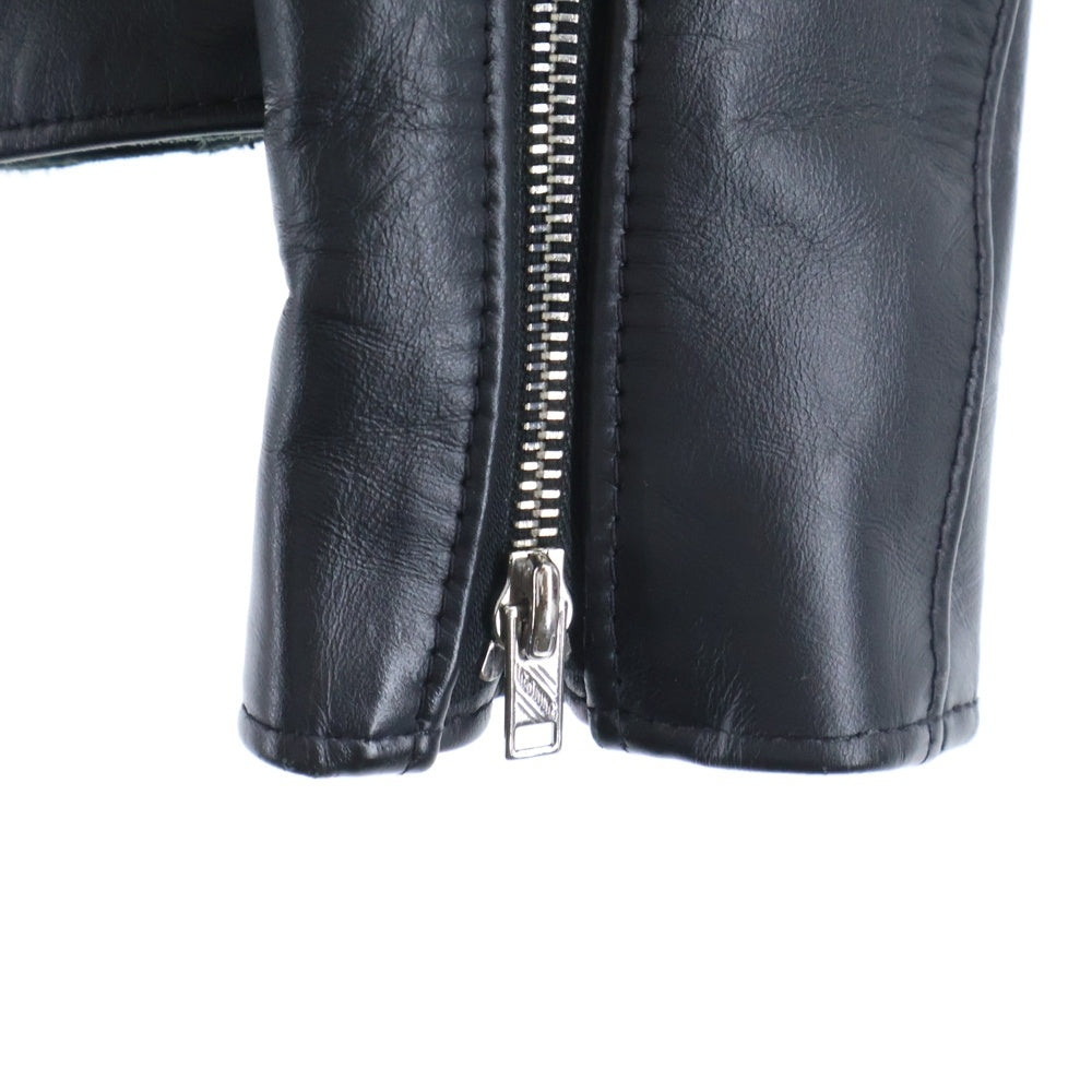 Lewis Leathers(ルイスレザー) AVIAKIT ドミネーター タイトフィット ホースハイド レザージャケット 裏地千鳥柄 ブラック