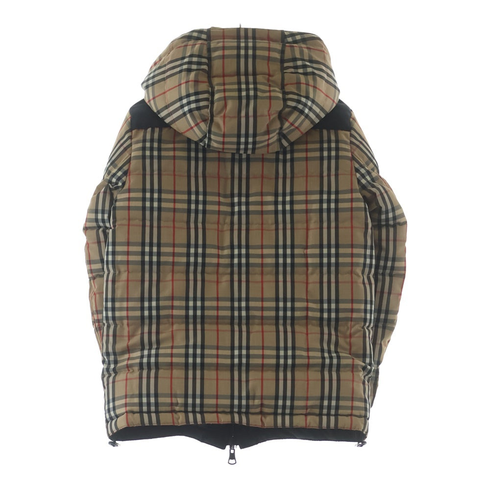 BURBERRY(バーバリー) ノヴァチェック リバーシブルダウンジャケット ブラウン/ブラック 8018766 レディース