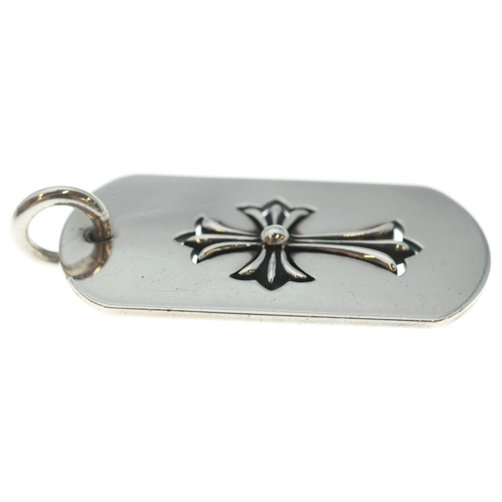 CHROME HEARTS(クロムハーツ) D TAG LRG CO CRS カットアウトクロスドッグタグ ラージ ペンダントトップ シルバー BCA239