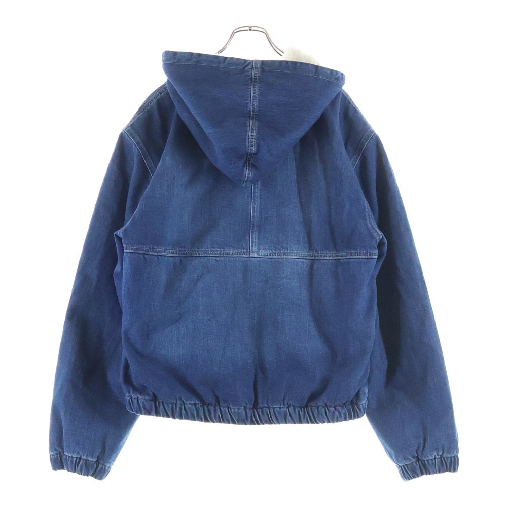 STUSSY(ステューシー) Work Jacket Denim Sherpa ワーク ジャケット デニム シェルパ ウォッシュド ブルー