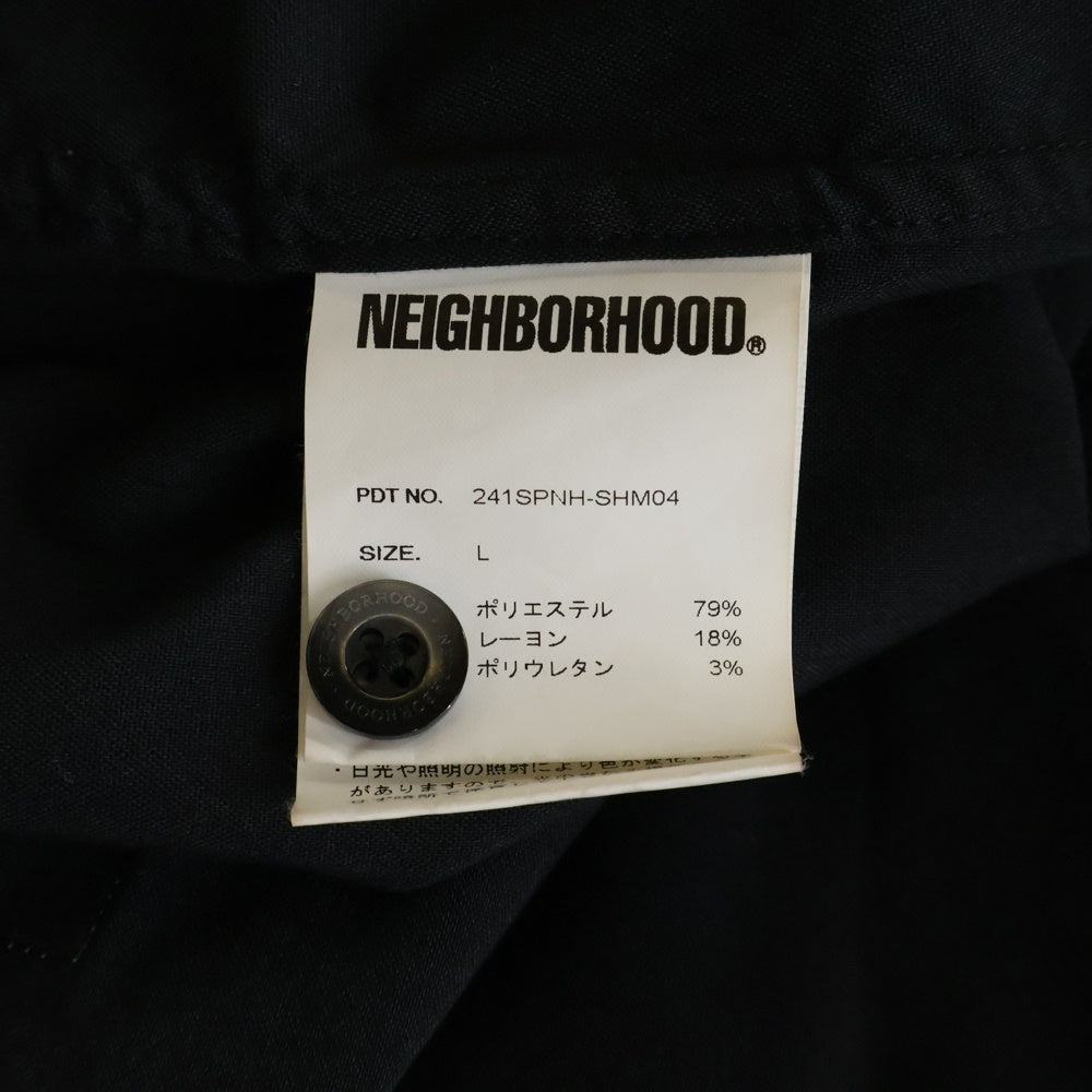 NEIGHBORHOOD(ネイバーフッド) 24SS SHORT COVERALL JACKET コットン ショートカバーオールジャケット ブラック 241SPNH-JKM01