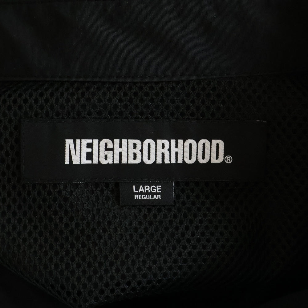 NEIGHBORHOOD(ネイバーフッド) 25SS VENTILATION FIELD SHIRT ベンチレーションフィールド シャツ ナイロンシャツ ブラック