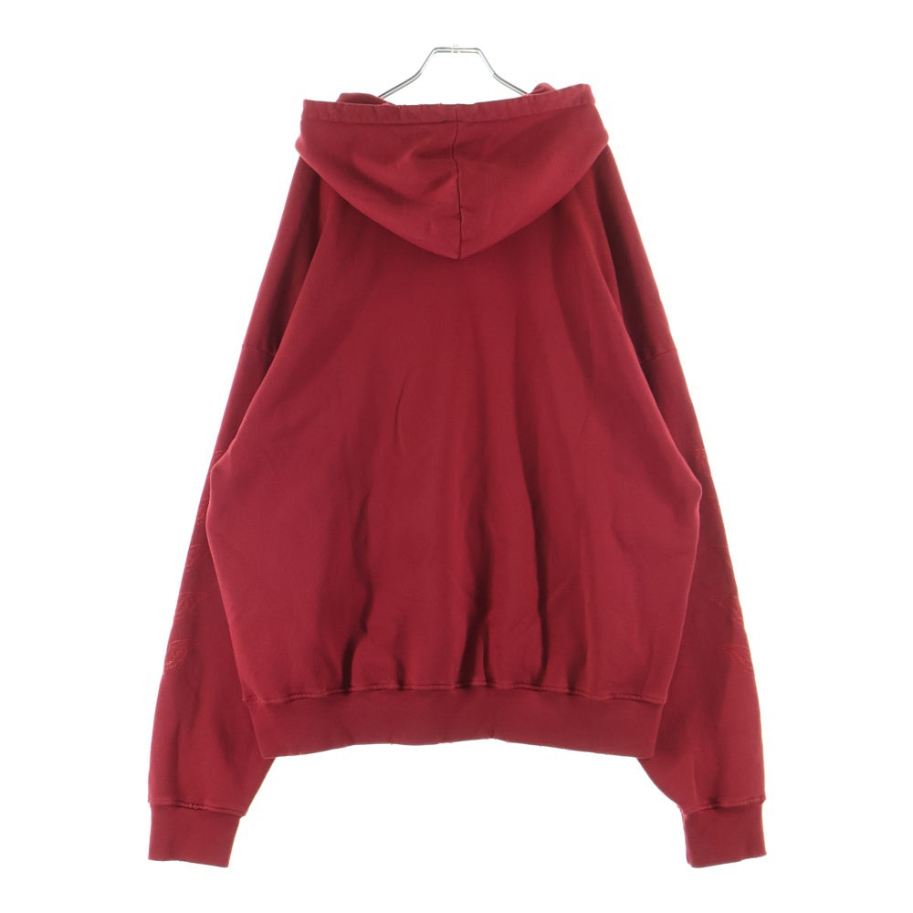 ALEXANDER DIGENOVA(アレキサンダーディジェノバ) MELT LOCK LOGO HOODIE 960-50019004 メルト ロック ロゴ フーディー パーカー レッド