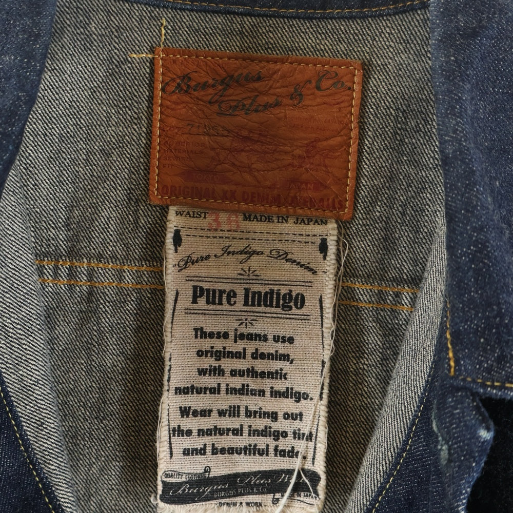 NO BRAND(ノーブランド) バーガスプラス 71955 15oz Selvedge Denim 3rd Type Denim Jacket セルビッチデニム サードタイプデニムジャケット