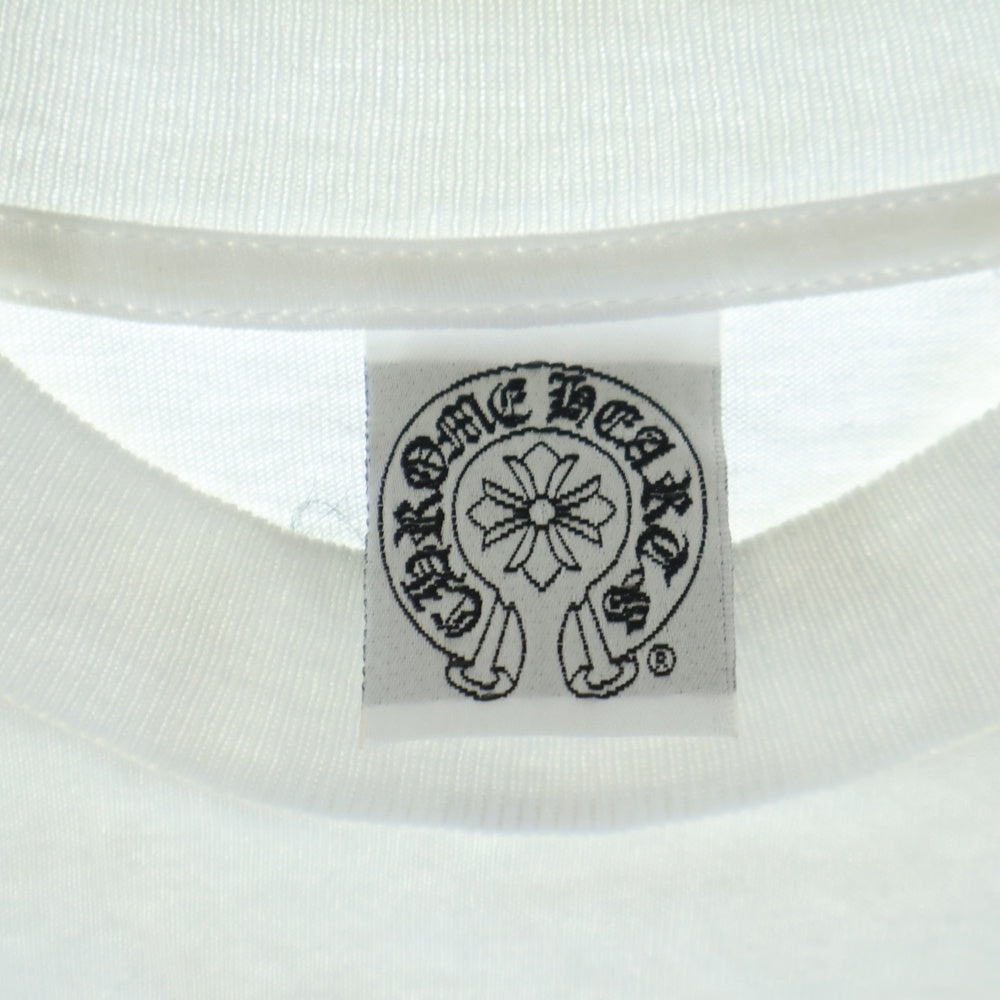 CHROME HEARTS(クロムハーツ) OLD オールド ケルティッククロス バックプリント 胸ポケット 半袖 Tシャツ ホワイト