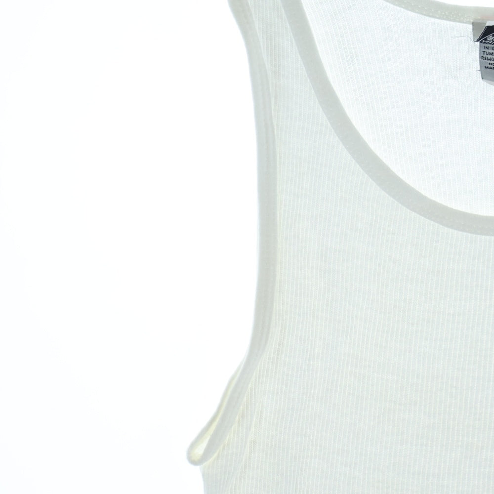 CHROME HEARTS(クロムハーツ) OLD FUCK YOU T BAR TANK TOP ファックユー Tバー CHクロス タンクトップ ノースリーブ ホワイト