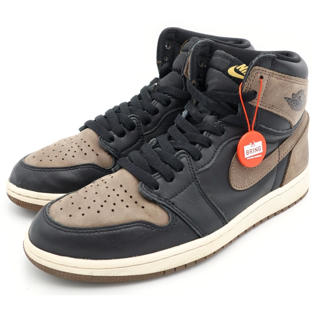 NIKE(ナイキ) Air Jordan 1 Retro High OG Palomino DZ5485--020 エアジョーダン1 レトロ ハイ OG パロミノ ハイカットスニーカー シューズ US8.5/26.5cm ブラック/ブラウン