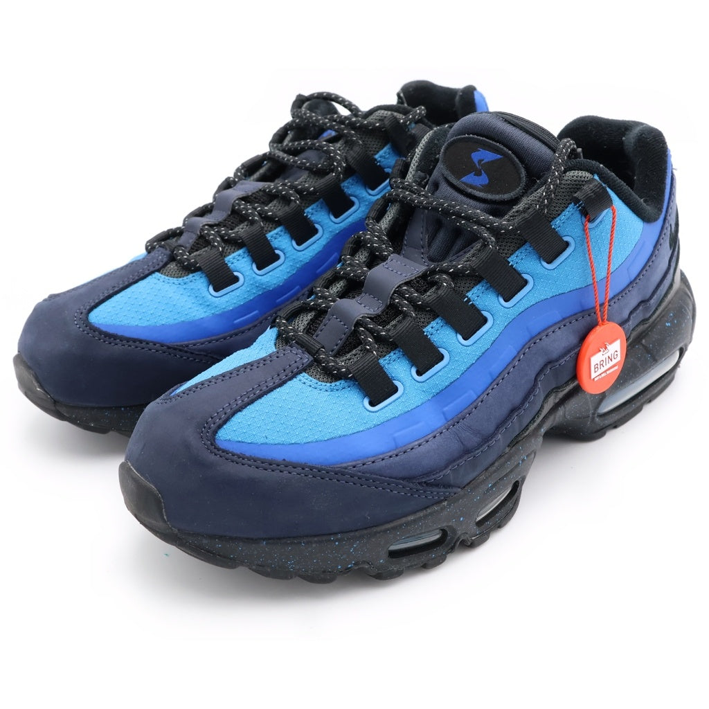 NIKE(ナイキ) ×Stash Air Max 95 Black and Harbor Blue HF5515-400 ×スタッシュ エアマックス95 ブラック アンド ハーバー US9/27.0cm ブルー