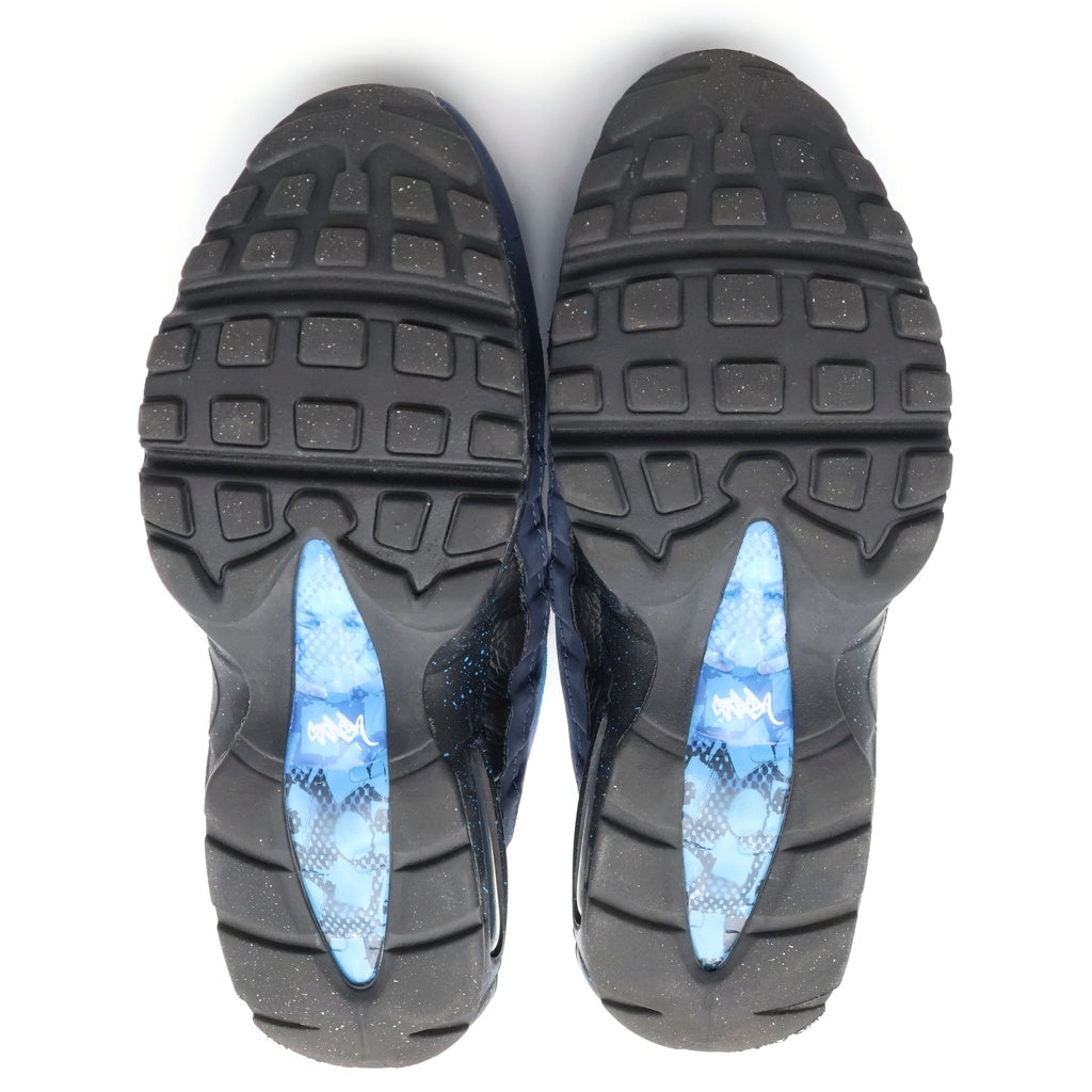 NIKE(ナイキ) ×Stash Air Max 95 Black and Harbor Blue HF5515-400 ×スタッシュ エアマックス95 ブラック アンド ハーバー US9/27.0cm ブルー