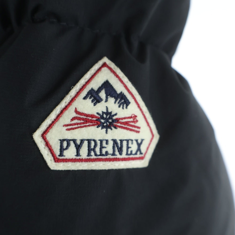 PYRENEX(ピレネックス) SPOUTNIC JKT SOFT スプートニック ジャケット ソフト ロゴパッチ ダウンジャケット QC-000813 ブラック