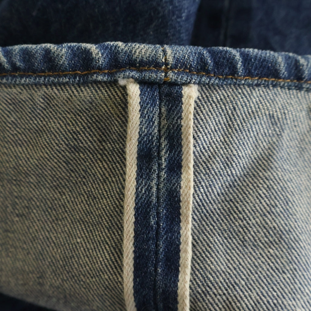 Levi's(リーバイス) 80s VINTAGE 501 赤耳 ボタン裏524 並行ステッチ ストレートデニムパンツ インディゴ
