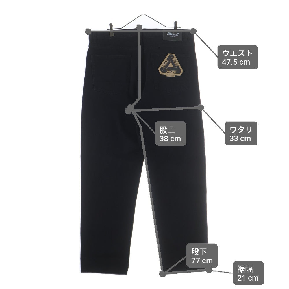 Palace Skateboards(パレススケートボーズ) 25SS P45 Jean ヴィンテージ加工 デニムパンツ BLACK ブラック ボトムス ジーンズ W36