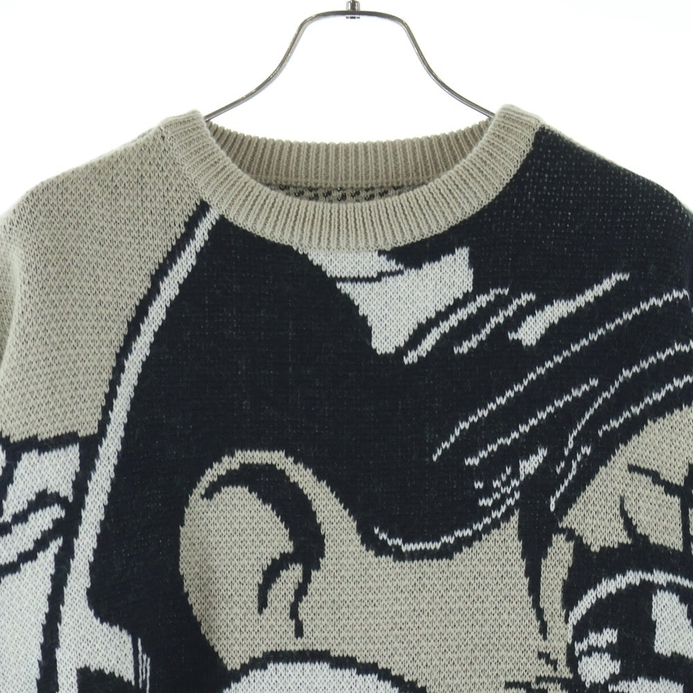 Palace Skateboards(パレススケートボーズ) Rear View Knit リアビューニット Ivory アイボリー コットン XL