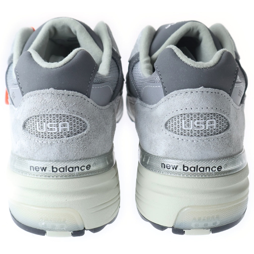 New Balance(ニューバランス) 992 Made in USA スエード メッシュ ロゴ ローカットスニーカー