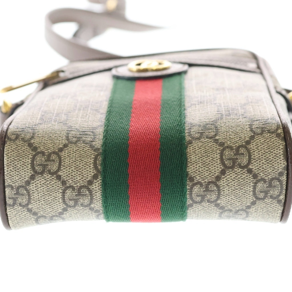 GUCCI(グッチ) GGスプリーム ショルダーバッグ ミニメッセンジャーバッグ キャンバス 598127 レディース