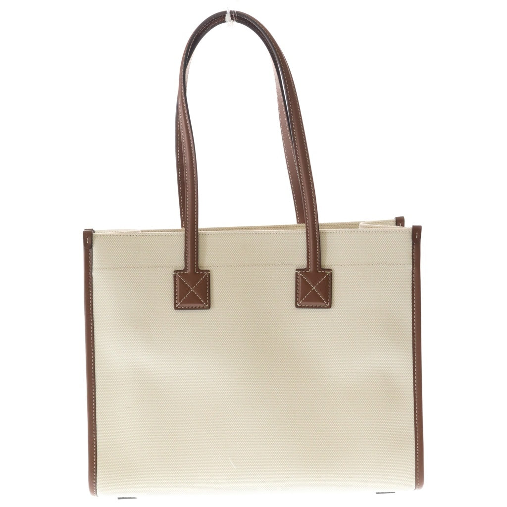 BURBERRY(バーバリー) キャンパス トートバッグ レザー/キャンパス レディース