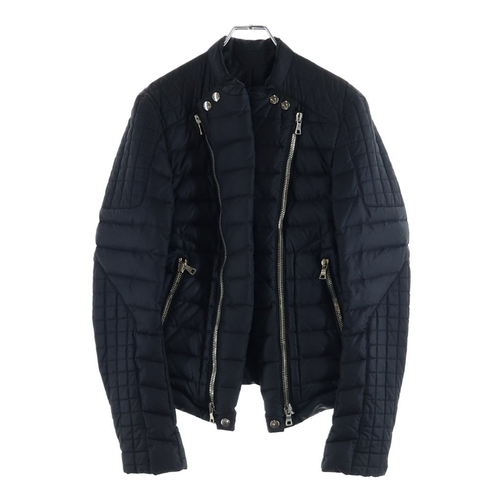 BALMAIN(バルマン) 12AW Biker Down バイカー ダブルライダース ダウンジャケット ナイロン ブラック