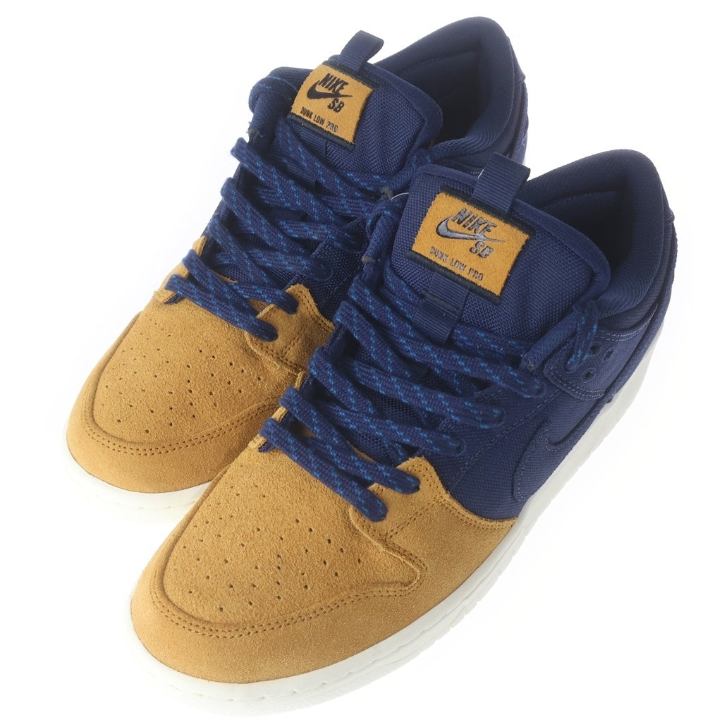 NIKE(ナイキ) Dunk Low Desert Ochre and Midnight Navy ダンク ローカットスニーカー シューズ ネイビー