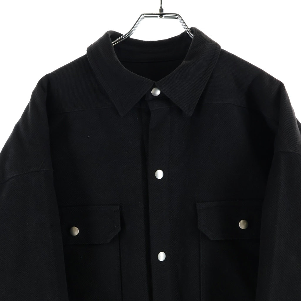 Rick Owens(リックオウエンス) 23AW OVERSIZED JACKET オーバーサイズ ジャケット ブラック RU02C7728-TB