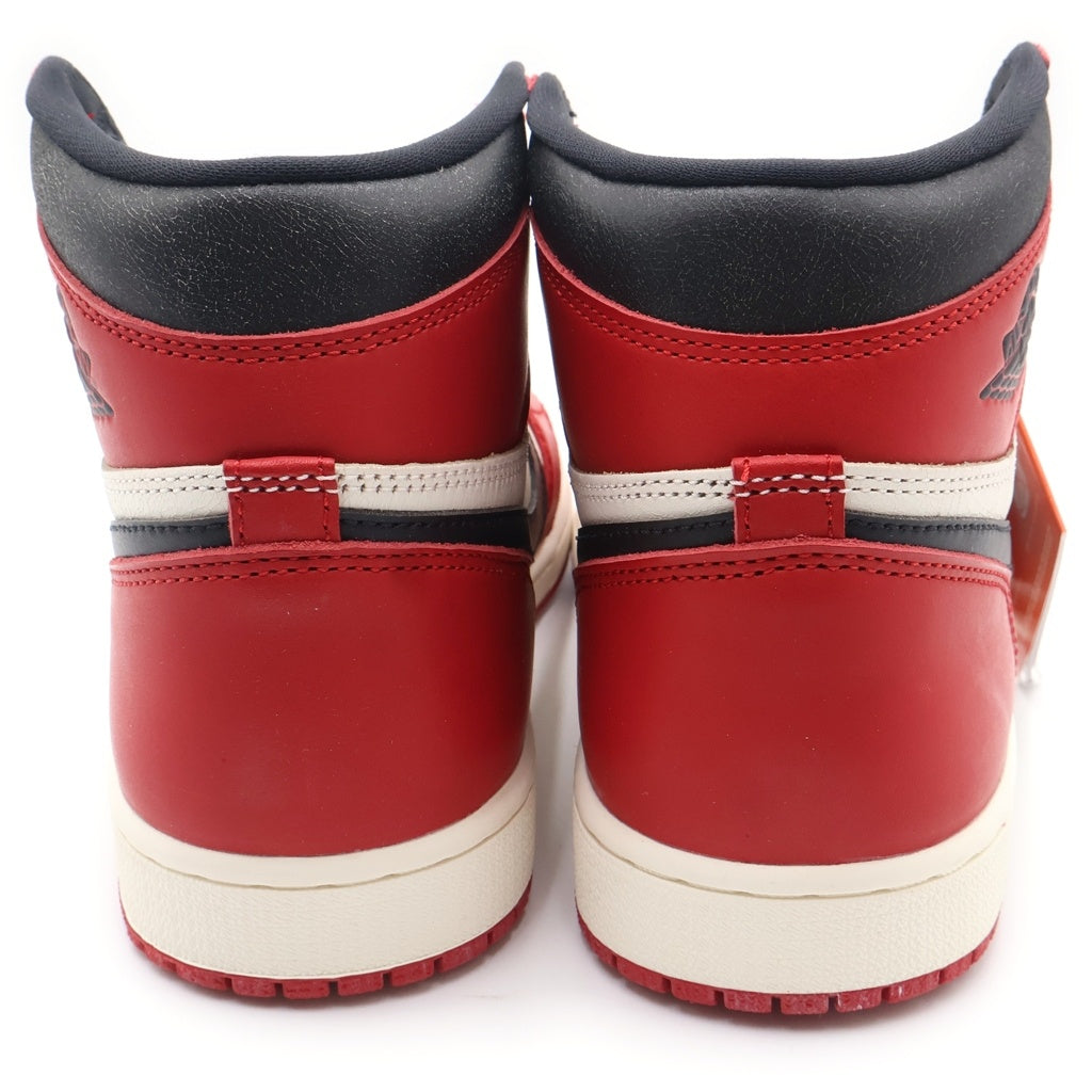 NIKE(ナイキ) AIR JORDAN 1 LOST & FOUND CHICAGO エアジョーダン1 ロスト ファウンド シカゴ ハイカットスニーカー ホワイト/レッド/ブラック US9/27.0cm DZ5485-612