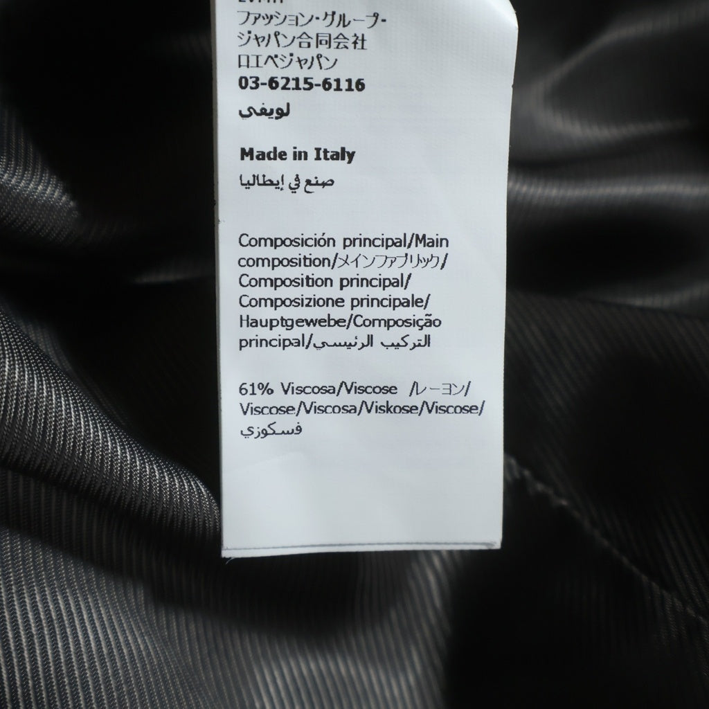 LOEWE(ロエベ) Cappotto in misto cotone Marrone H526Y02WDD カッポット イン ミスト コトーネ マッローネ ロングコート ブラウン