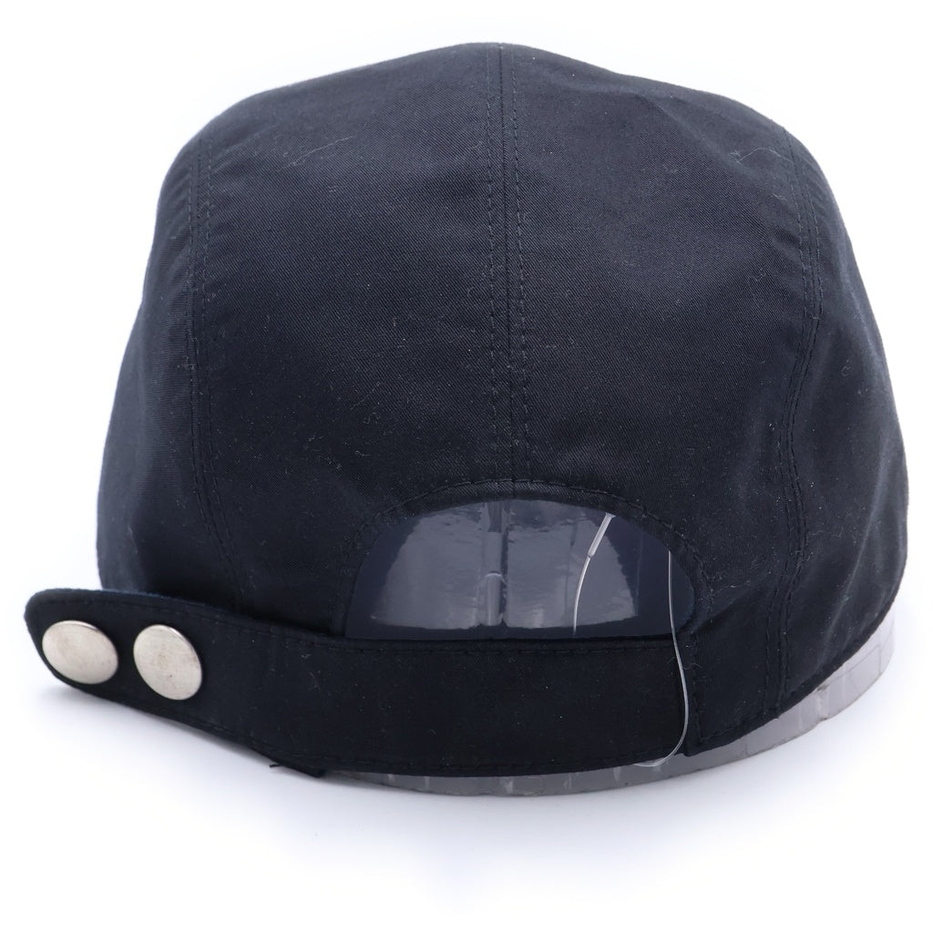 HERMES(エルメス) フロントHロゴ コットンキャップ ブラック