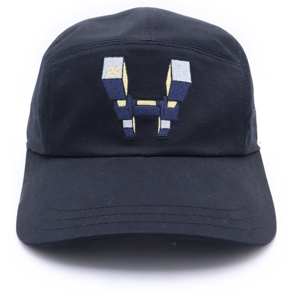 HERMES(エルメス) フロントHロゴ コットンキャップ ブラック