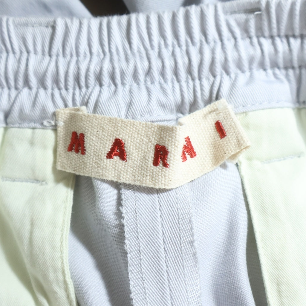MARNI(マルニ) ウール トラウザーズパンツ スラックス PUMU0156A2 UTC084 ホワイト