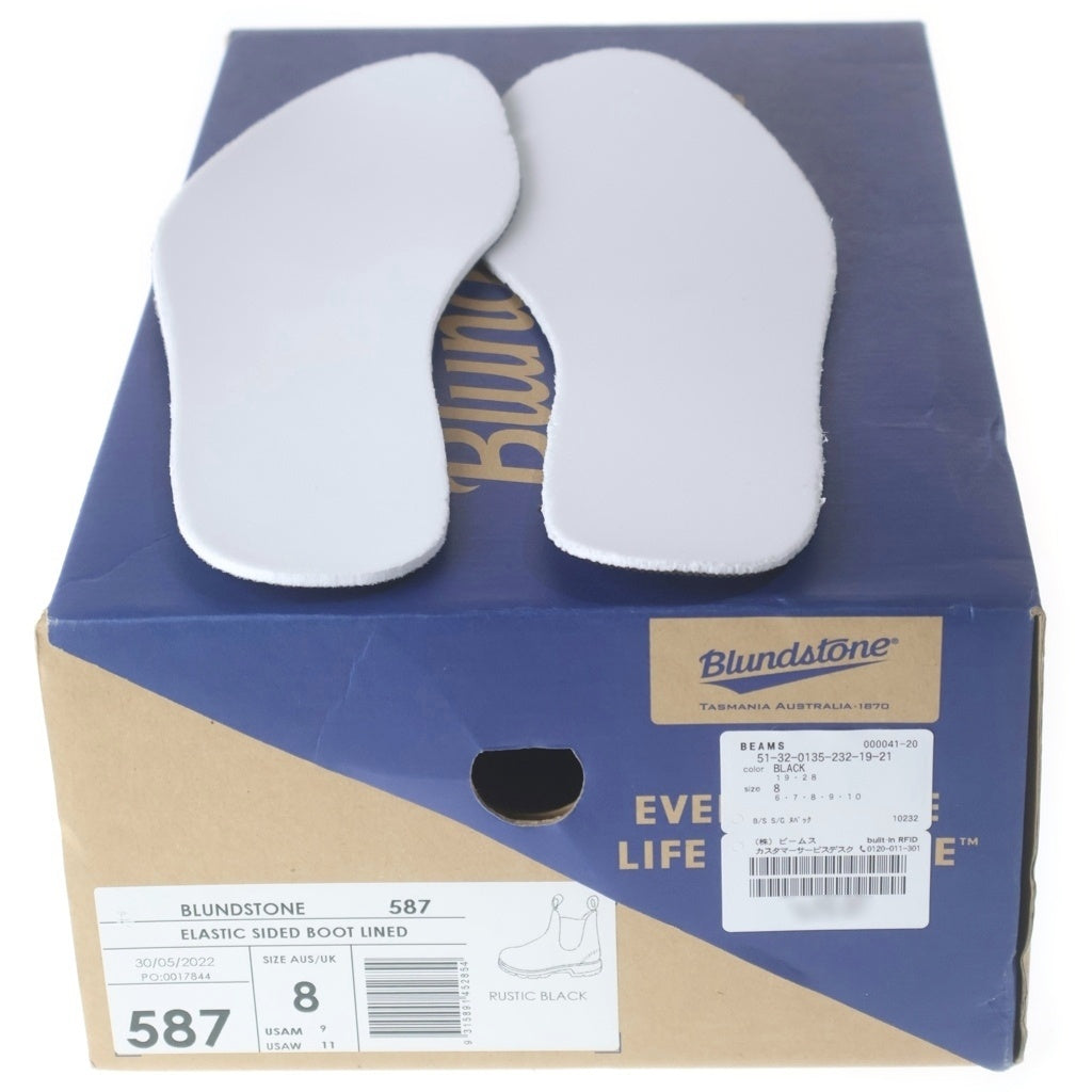 blundstone(ブランドストーン) ELASYIC SIDED BOOT LINED サイドゴア ブーツ ハイカット UK8/26.5cm カーキ