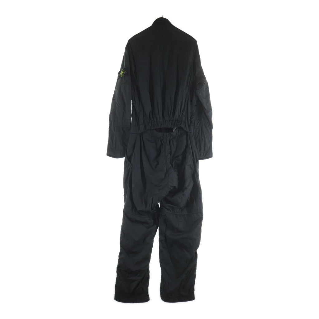 STONE ISLAND(ストーンアイランド) Long Sleave Overals 8115F0135 ロングスリーブ オーバル ジャンプスーツ ブラック