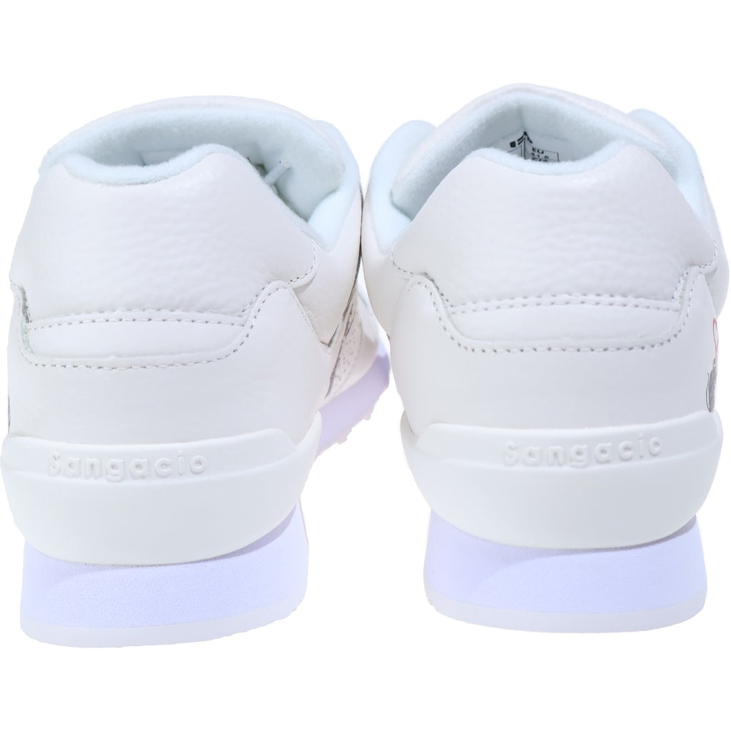 Sangacio(サンガッチョ) Nyus BRANDALISED Pure Whiteニューズ ブランドライズド ピュアホワイト ローカットスニーカー シューズ ホワイト US8/26.0cm