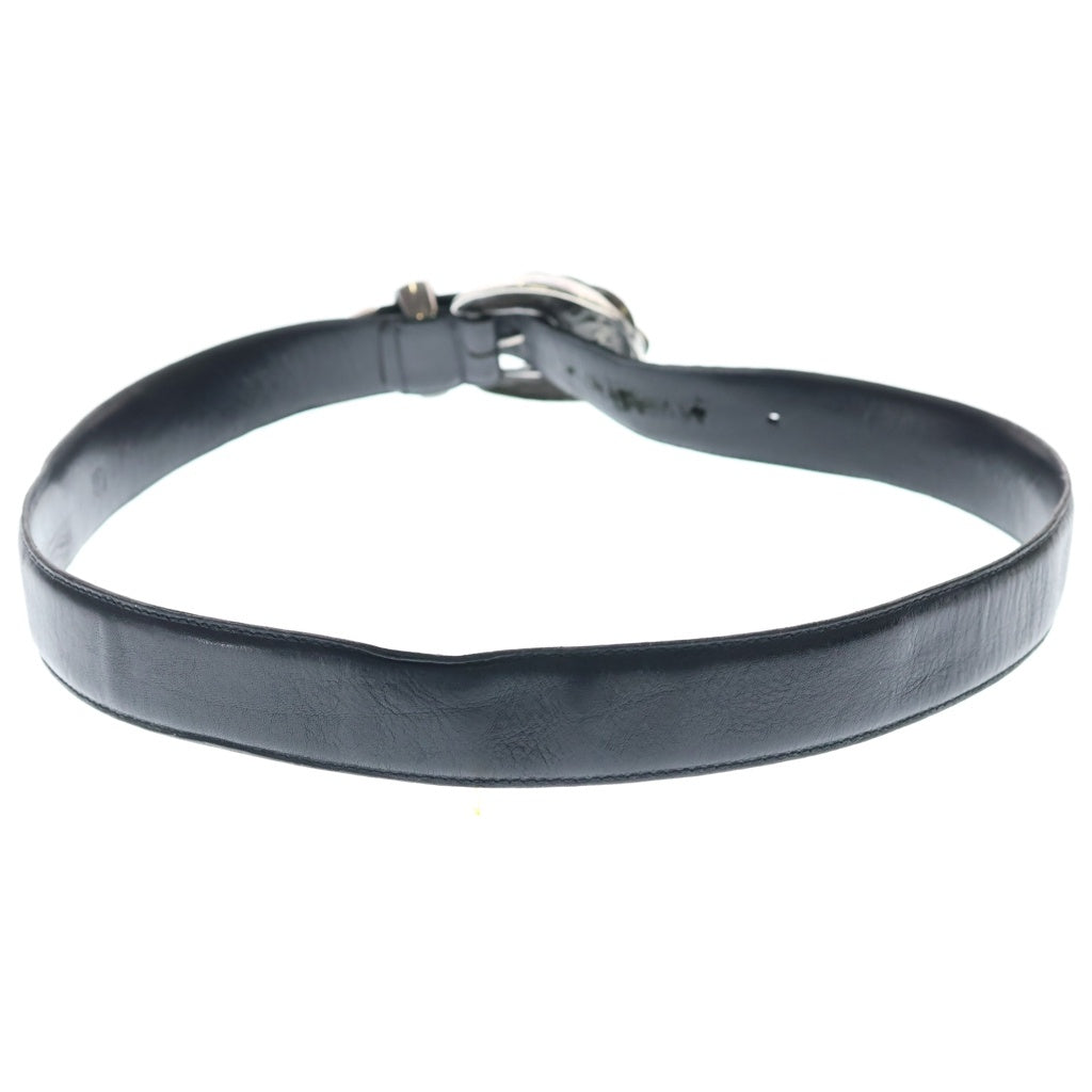 CHROME HEARTS(クロムハーツ) Celtic Talon 3PC Leather Belt 1.5 3PC BLT TALON タロン レザーベルト ブラック/シルバー