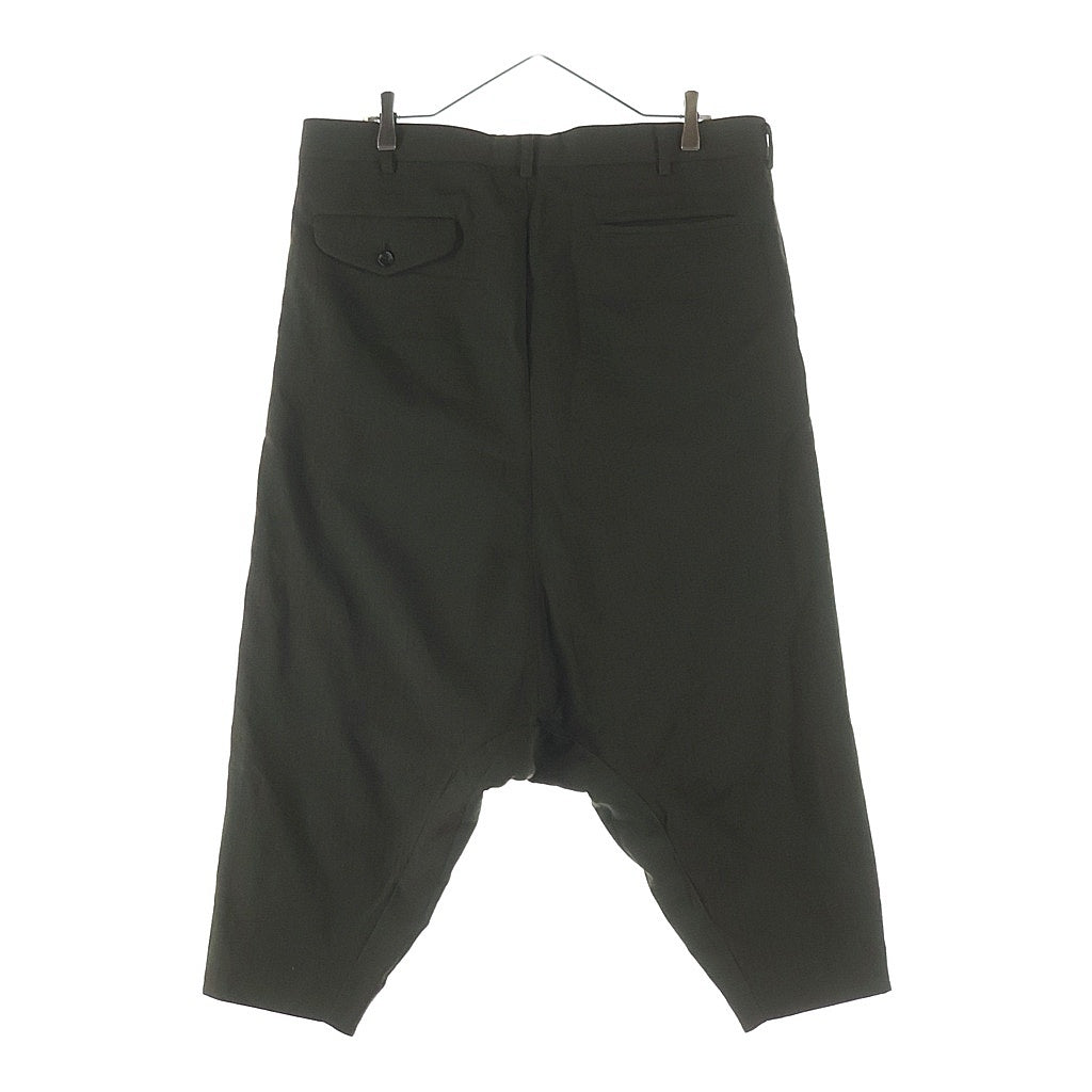 COMME des GARCONS HOMME PLUS(コムデギャルソンオムプリュス) 25AW ウールヘリンボーン サルエルパンツ オリーブ PP-P040 AD2025