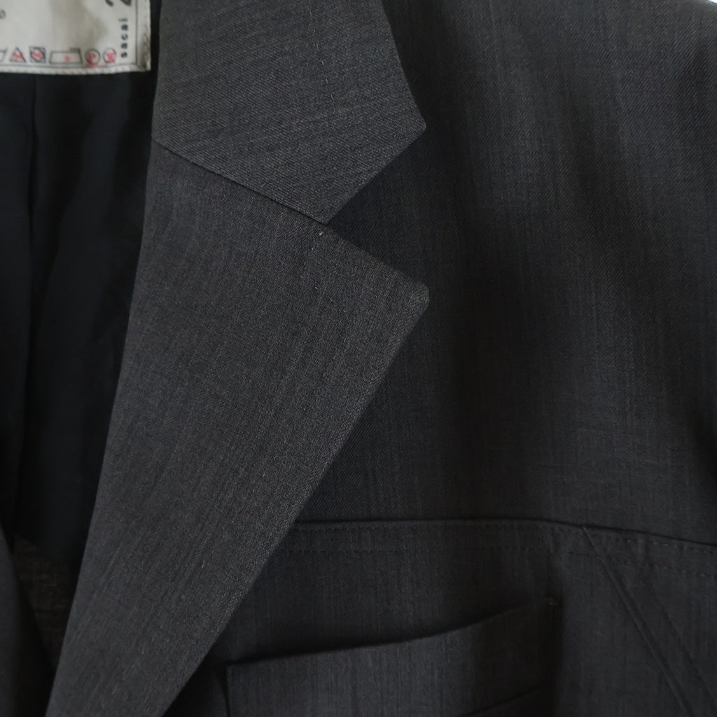 Sacai(サカイ) 22SS Suiting Mix 3B Jacket スーチングミックス3B