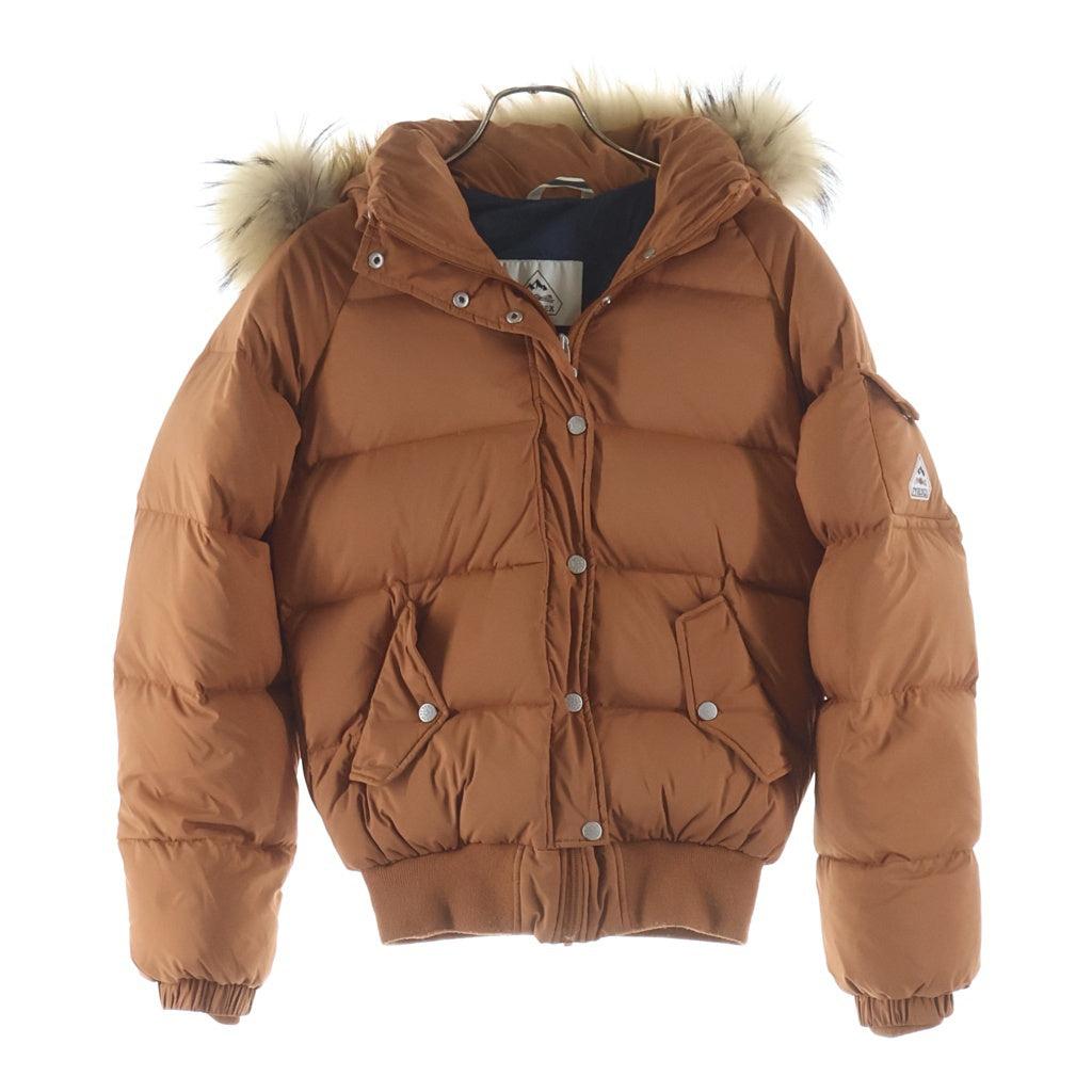 PYRENEX(ピレネックス) REIMS JACKET ファー付 ダウンジャケット オレンジ 36 レディース