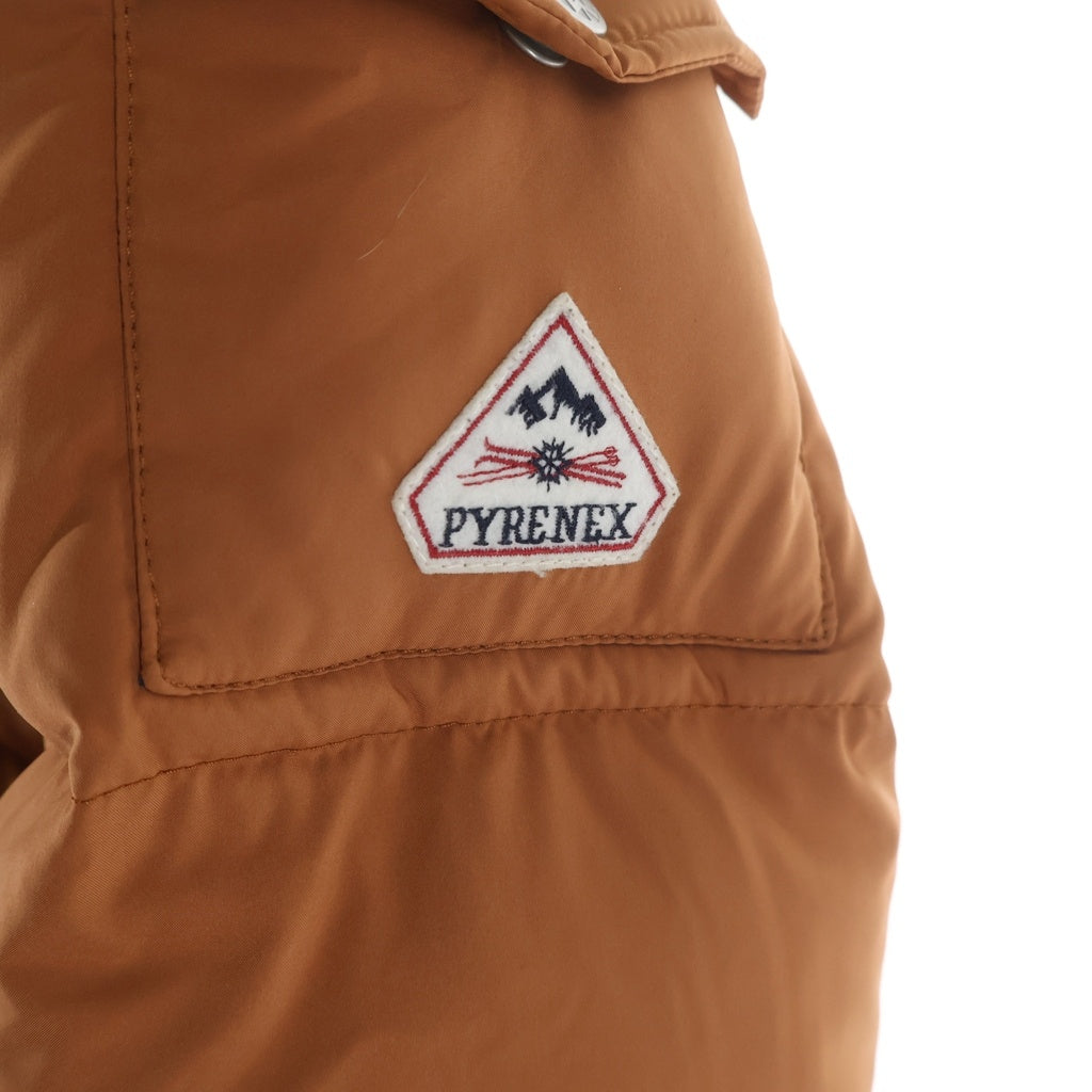 PYRENEX(ピレネックス) REIMS JACKET ファー付 ダウンジャケット オレンジ 36 レディース