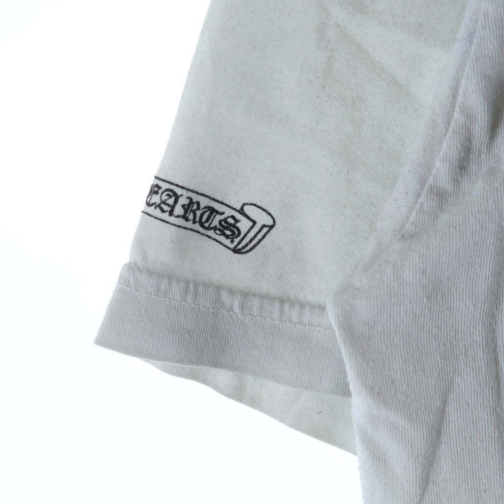 CHROME HEARTS(クロムハーツ) Cemetery Cross Tire Track Tee セメタリークロスタイヤトラックTシャツ 半袖Tシャツ ホワイト サイズL