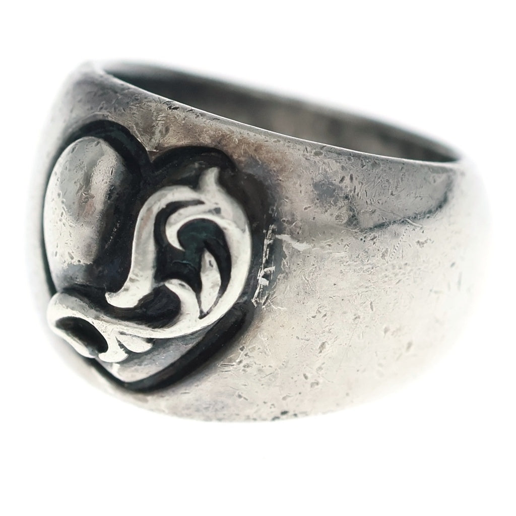CHROME HEARTS(クロムハーツ) HEART IN BAND ハートインバンドリング シルバー レディース
