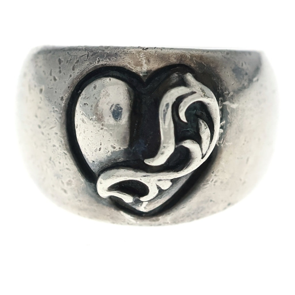 CHROME HEARTS(クロムハーツ) HEART IN BAND ハートインバンドリング シルバー レディース