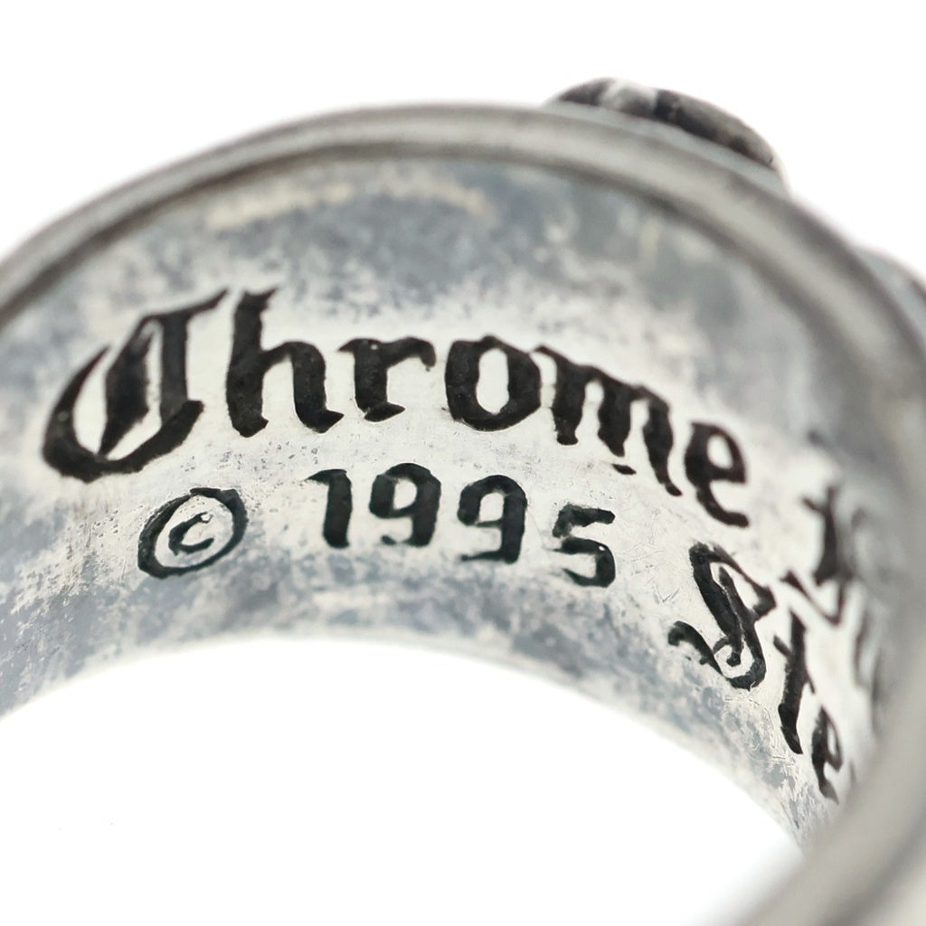 CHROME HEARTS(クロムハーツ) HEART IN BAND ハートインバンドリング シルバー レディース