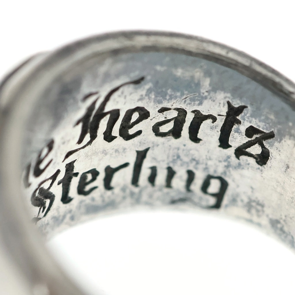 CHROME HEARTS(クロムハーツ) HEART IN BAND ハートインバンドリング シルバー レディース