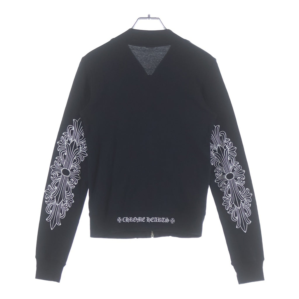 CHROME HEARTS(クロムハーツ) OLD DAGGER ZIP ダガージップ 袖フローラル プリント カットソー レディース